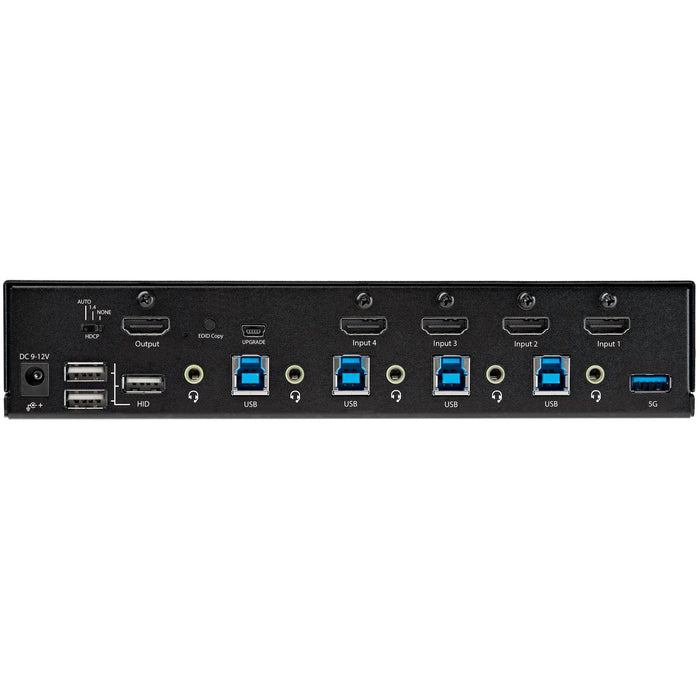 StarTech 4 Port HDMI KVM Switch, Single Monitor 4K 60Hz Ultra HD HDR | SV431HU34K6 StarTech KVM Switches Startech