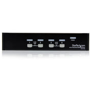 StarTech 4 Port Professional VGA USB KVM Switch with Hub | SV431USB Switches Startech