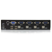 StarTech 4 Port Professional VGA USB KVM Switch with Hub | SV431USB Switches Startech