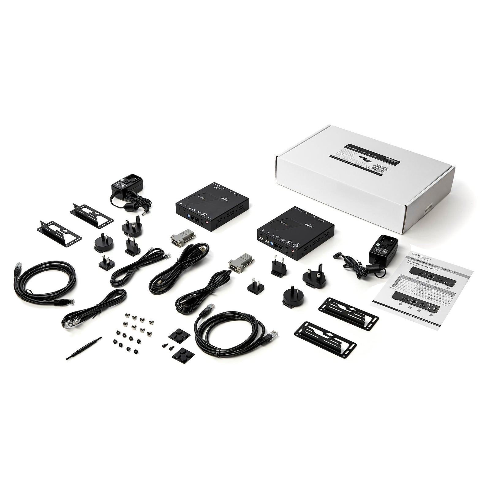StarTech HDMI KVM Extender over IP Network - 4K 30Hz | SV565HDIP Switches Startech