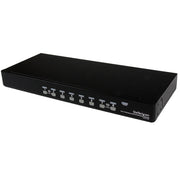 StarTech 8 Port 1U Rackmount USB PS/2 KVM Switch with OSD | SV831DUSBGB Switches Startech