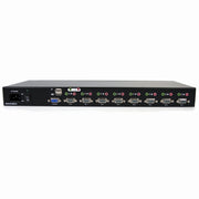 StarTech 8 Port Rackmount USB VGA KVM Switch w/ Audio (Audio Cables Included) | SV831DUSBAU Switches Startech