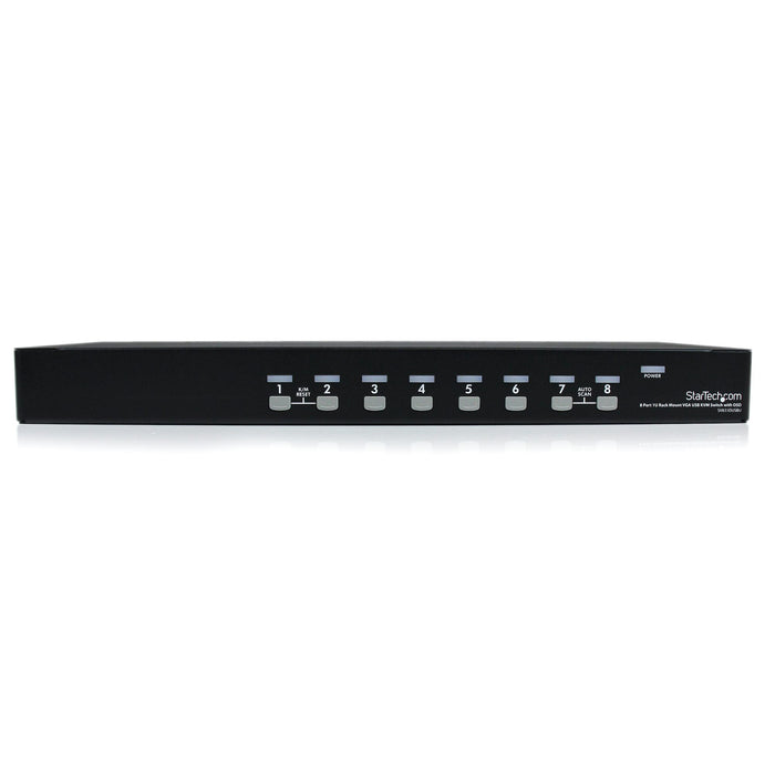 StarTech 8 Port 1U Rackmount USB KVM Switch with OSD | SV831DUSBU