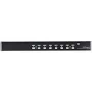 StarTech 8 Port 1U Rackmount USB KVM Switch Kit with OSD and Cables | SV831DUSBUK Switches Startech