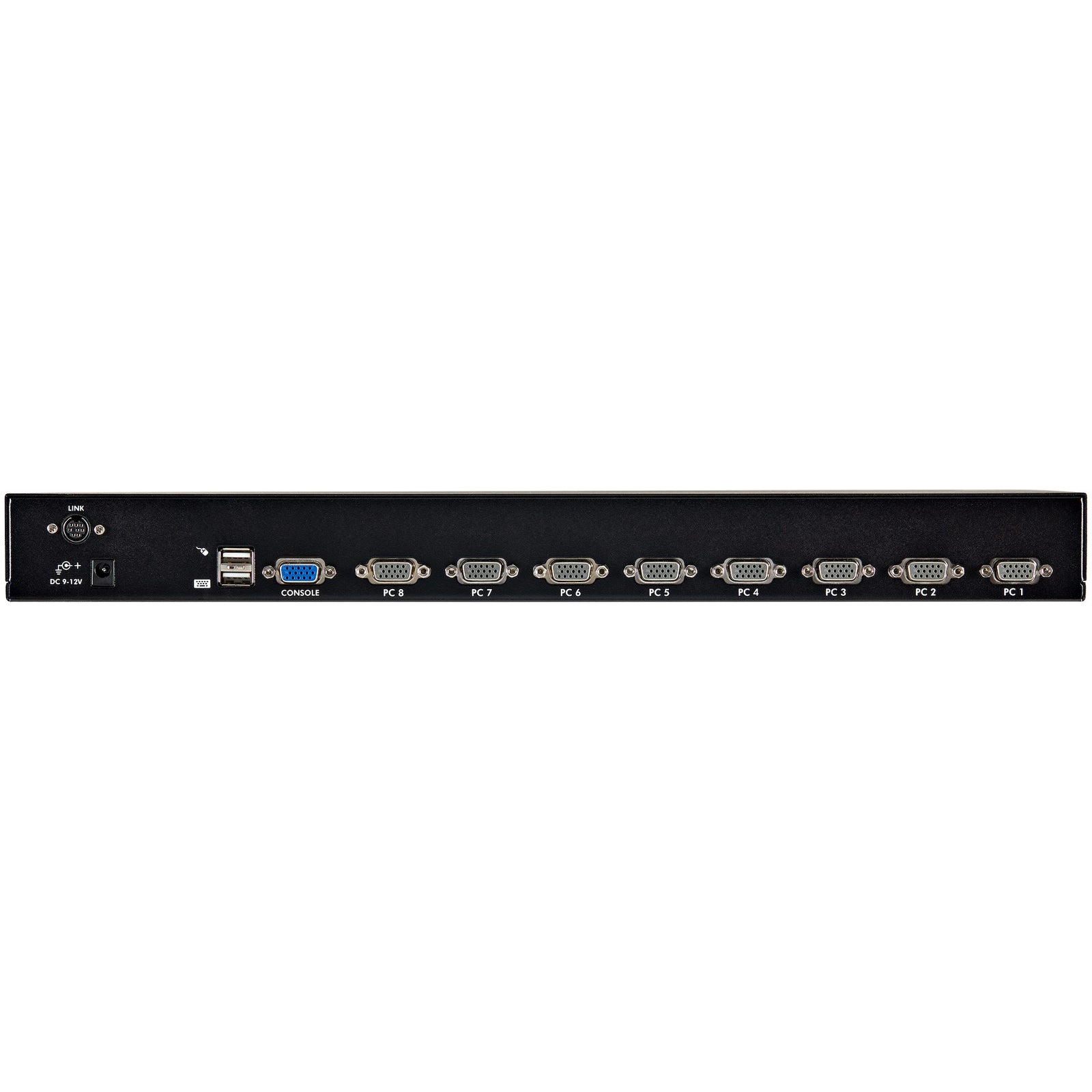 StarTech 8 Port 1U Rackmount USB KVM Switch Kit with OSD and Cables | SV831DUSBUK Switches Startech