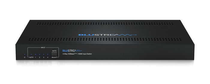 BluStream 4-Way HDBaseT™ / HDMI Input Switch | SW41HDBT AV Receiver BluStream