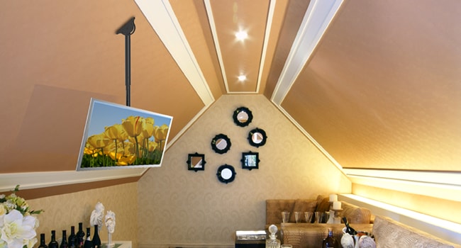 Digital Signage Telescopic Ceiling Mount 32"-70" TV Screen | DSC600 Ceiling Mount Bracket Moove AVMounts