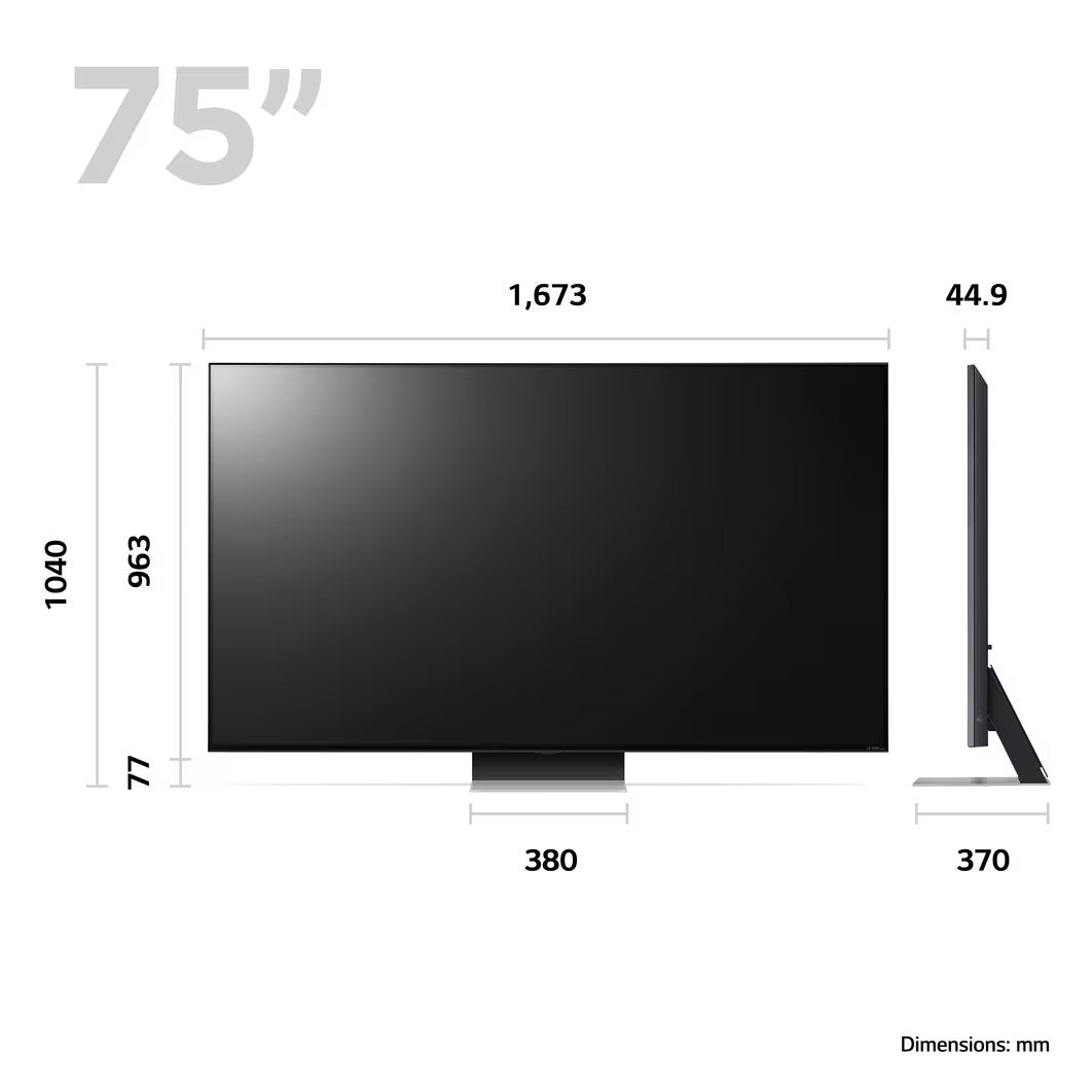 LG QNED86 75" 4K Smart Ultra HD TV 2023 | 75QNED866RE.AEK Hotel TV LG