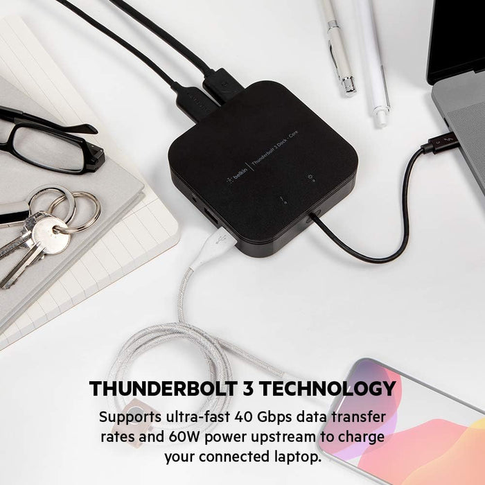 Belkin Thunderbolt 3 Dock Core for Mac & Windows | F4U110BT