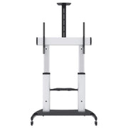 Manhattan 60" - 100" Tilting Height-Adjustable Mobile Display Trolley | 461672 Mobile Trolley Manhattan