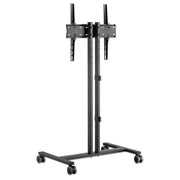 Manhattan 34" - 55" Compact Height-Adjustable TV Cart / Stand | 462068 Mobile Trolley Manhattan