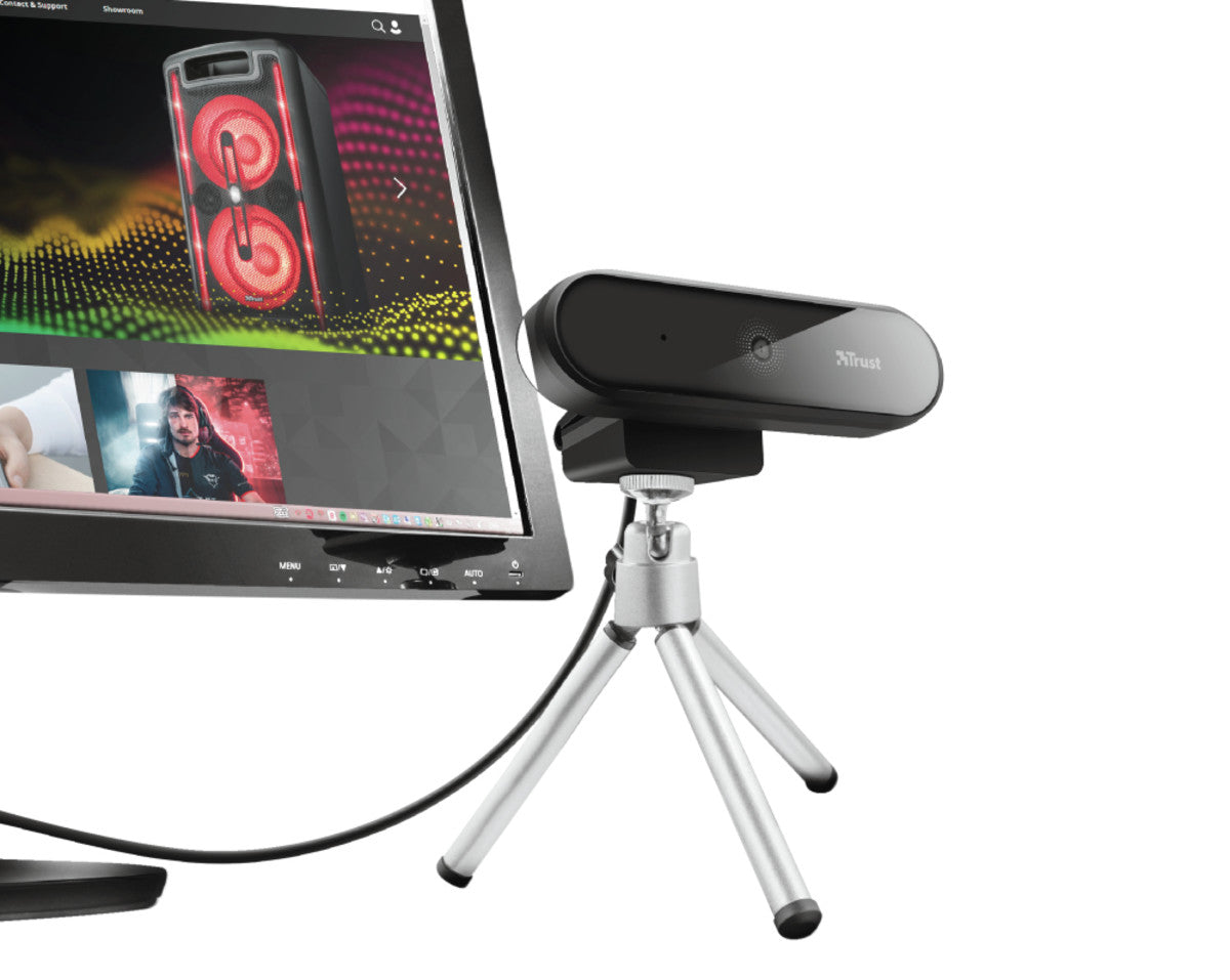 Trust Tyro Full HD Webcam 1080p Black Meeting Room Equipment Trust