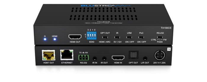 BluStream 150m HDBaseT™ ARC Transmitter | TX150CS AV Extender BluStream