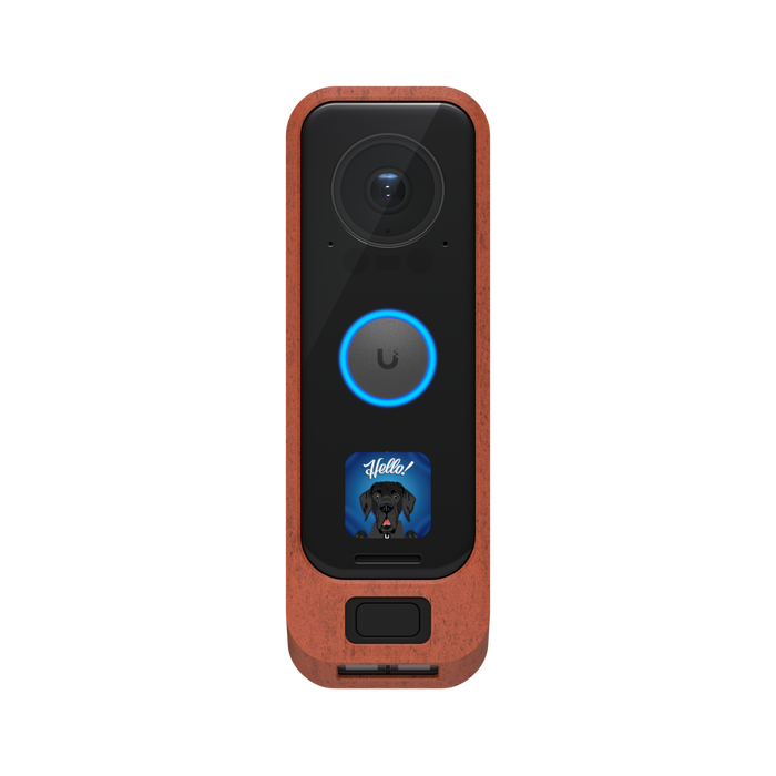 Ubiquiti G4 Doorbell Pro Cover Brown Polycarbonate 1 pack (PC) | UACC-G4-DB-PRO-COVER-BRICK