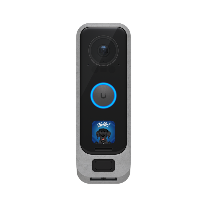 Ubiquiti G4 Doorbell Pro Cover Grey Polycarbonate 1 pack (PC) | UACC-G4-DB-PRO-COVER-CONCRETE