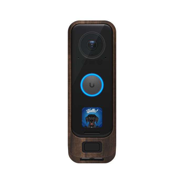 Ubiquiti G4 Doorbell Pro Cover Wood Polycarbonate 1 pack (PC) | UACC-G4-DB-PRO-COVER-WOOD