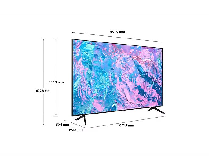 Samsung UE43CU7100KXXU 43" 4K Ultra HD HDR Smart TV