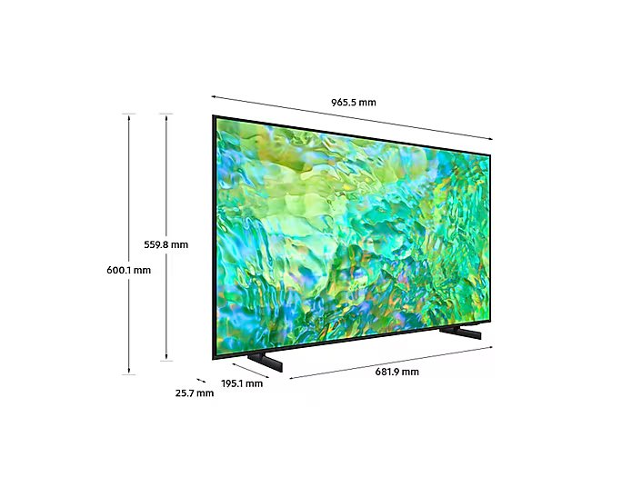 Samsung UE43CU8000KXXU 43" Crystal 4K Ultra HD HDR Smart TV