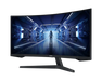 Samsung LC34G55TWWPXXU/Odyssey G55T 34" UWQHD 165Hz Gaming Monitor
