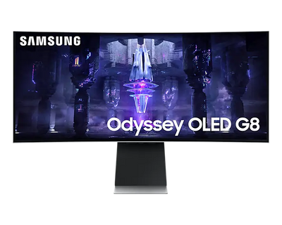 Samsung LS34BG850SUXXU/Odyssey G85SB 34" 175Hz 0.03ms OLED Smart Gaming Monitor Gaming Monitor Samsung