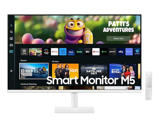 Samsung LS27CM501EUXXU/M50C 27" 60Hz Full HD White Smart Monitor with Speakers & Remote
