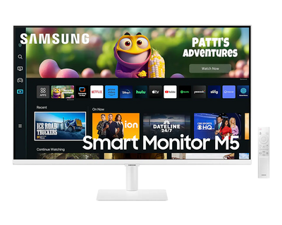 Samsung LS27CM501EUXXU/M50C 27" 60Hz Full HD White Smart Monitor with Speakers & Remote Samsung Monitors Samsung