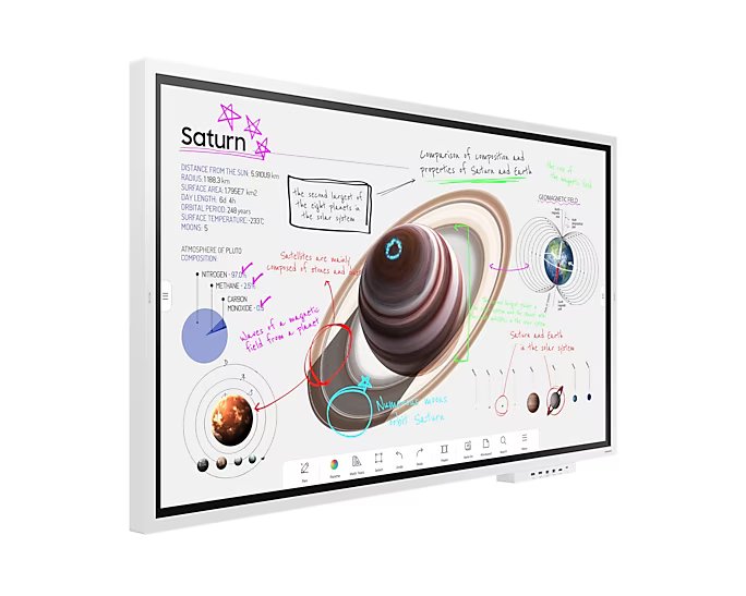 Samsung WM85B Flip Pro 85" Professional 4K Interactive Display Interactive Touchscreen Display Samsung