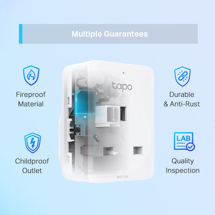 TP-Link Tapo Mini Smart Wi-Fi Socket Energy Monitoring - TAPO P110(2-PACK)