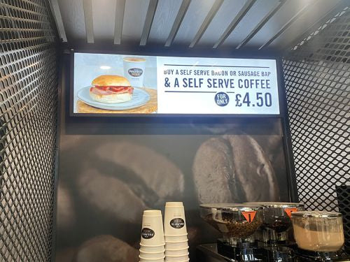 Moove SMB37HD8 – 37" Ultra-Wide Stretched Bar Display | 700cd/m² Digital Signage Display ScreenMoove
