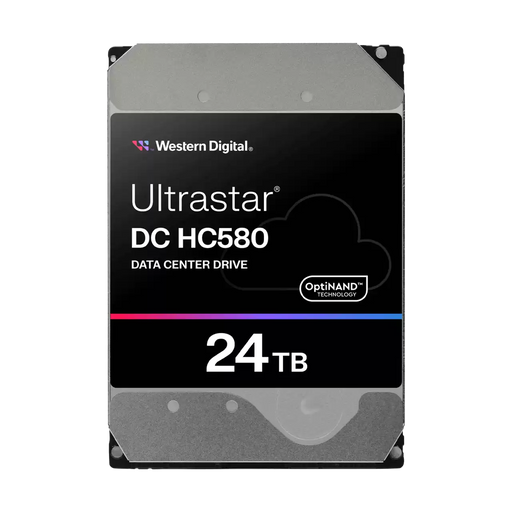 Western Digital Ultrastar DC HC580 24TB, 3.5" Internal Sata Hard Drive | 0F62796 Western Digital Hard Drive Western Digital
