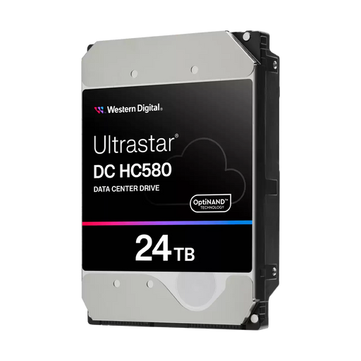 Western Digital Ultrastar DC HC580 24TB, 3.5" Internal Sata Hard Drive | 0F62796 Western Digital Hard Drive Western Digital