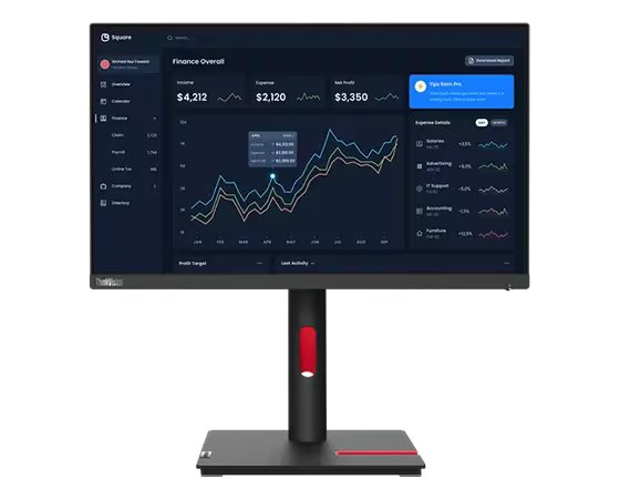 Lenovo ThinkVision T22i-30 21.5 Inch Full HD 60Hz IPS Monitor Desktop Monitor Lenovo