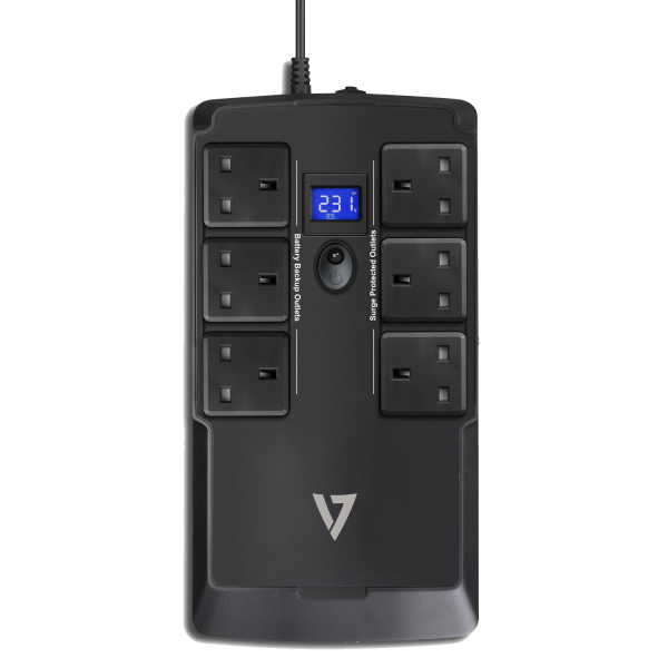 V7 750VA Desktop Standby UPS UK 230V | UPS1DT750-1K V7 UPS V7