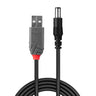 Lindy USB 2.0 Type A to 5.5mm DC Cable, 1.5m | 70267
