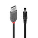 Lindy USB 2.0 Type A to 5.5mm DC Cable, 1.5m | 70268 USB Cable Lindy