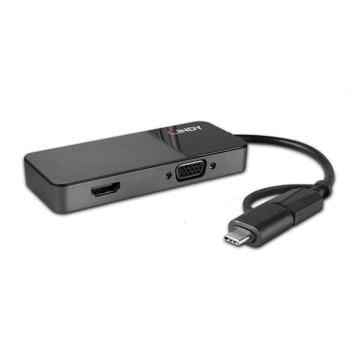 Lindy USB 3.0 Type A and C to HDMI® & VGA Converter | 43354 USB Hub & Docking Station Lindy
