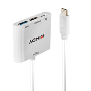 Lindy USB 3.1 Type C to HDMI Converter with USB Type A port and Power Delivery | 43274 USB Hub & Docking Station Lindy