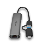 Lindy USB 3.2 Gen 1 Hub & Gigabit Ethernet Converter | 43379 USB Hub & Docking Station Lindy
