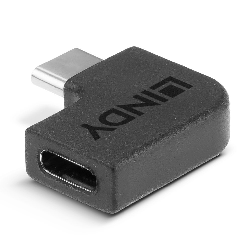 Lindy USB 3.2 Type C to C 90° Adapter | 41894 Adapter / Converter Lindy