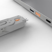 Lindy USB-A Port Blocker Extra Key, Orange (1x Key) | 40623 Port Blocker Lindy