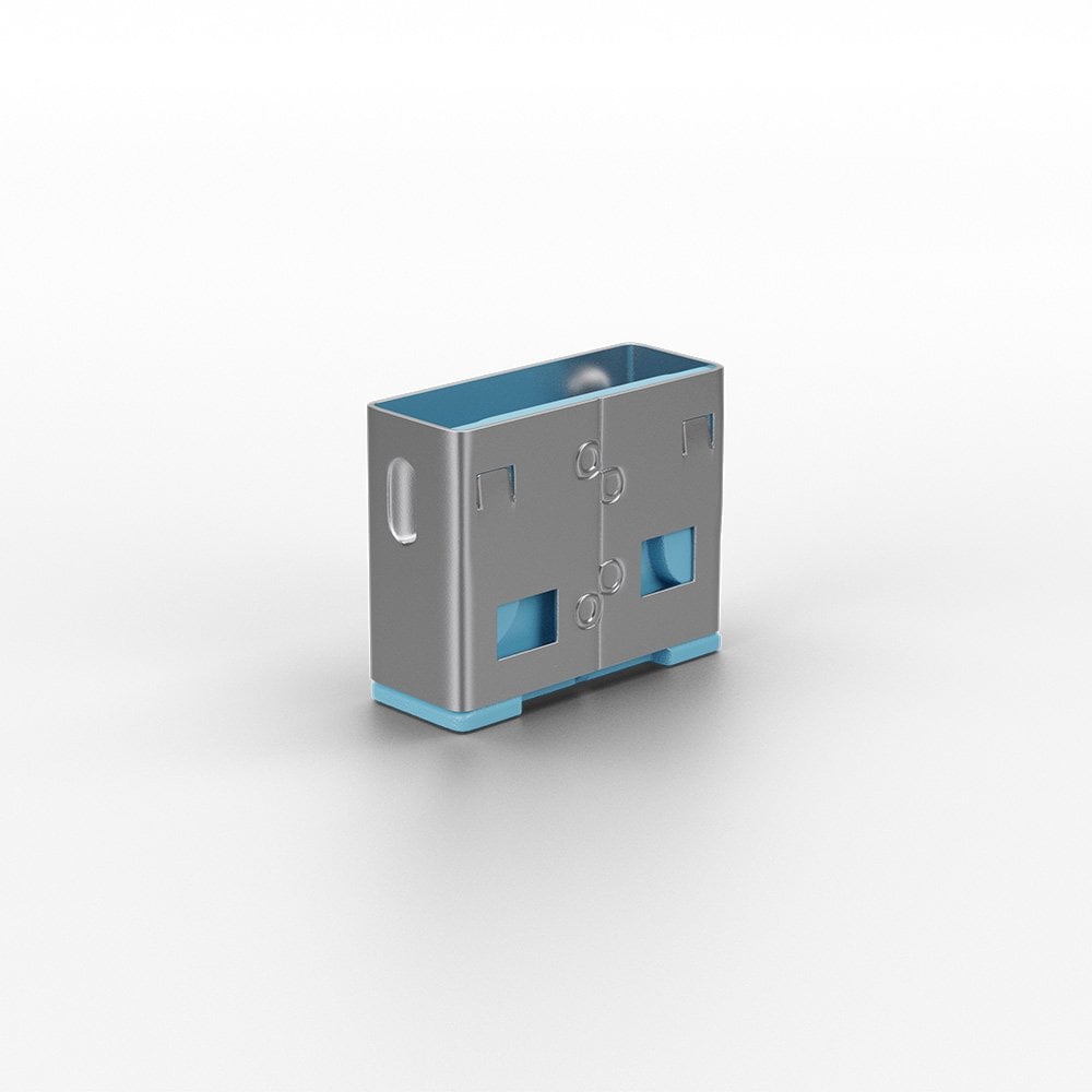 Lindy USB-A Port Blocker Extra Lock Pack, Blue (10x Locks) | 40462 Port Blocker Lindy