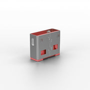 Lindy USB-A Port Blocker Extra Lock Pack, Pink (10x Locks) | 40460 Port Blocker Lindy