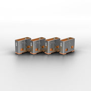 Lindy USB-A Port Blocker Kit, Orange (1x Key, 4x Locks) | 40453 Port Blocker Lindy