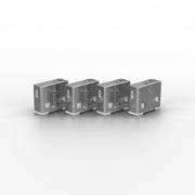 Lindy USB-A Port Blocker Kit, White (1x Key, 4x Locks) | 40454 Port Blocker Lindy