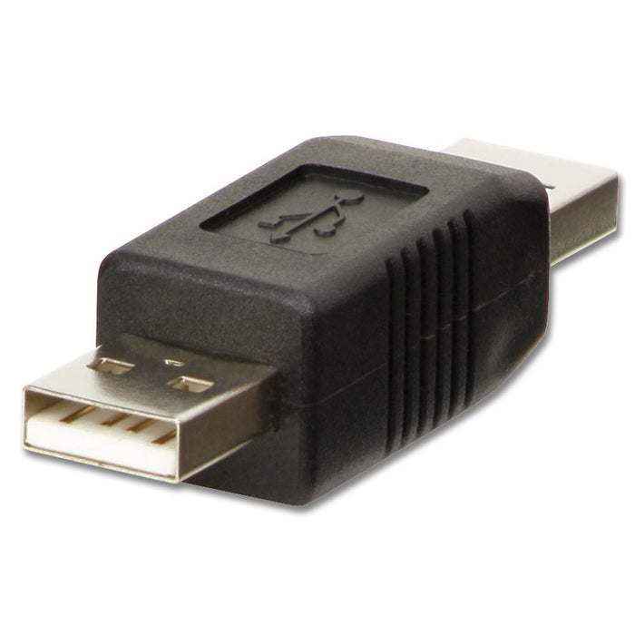 Lindy USB Adapter, USB A Male to A Male Gender Changer | 71229 Cable Gender Changers Lindy