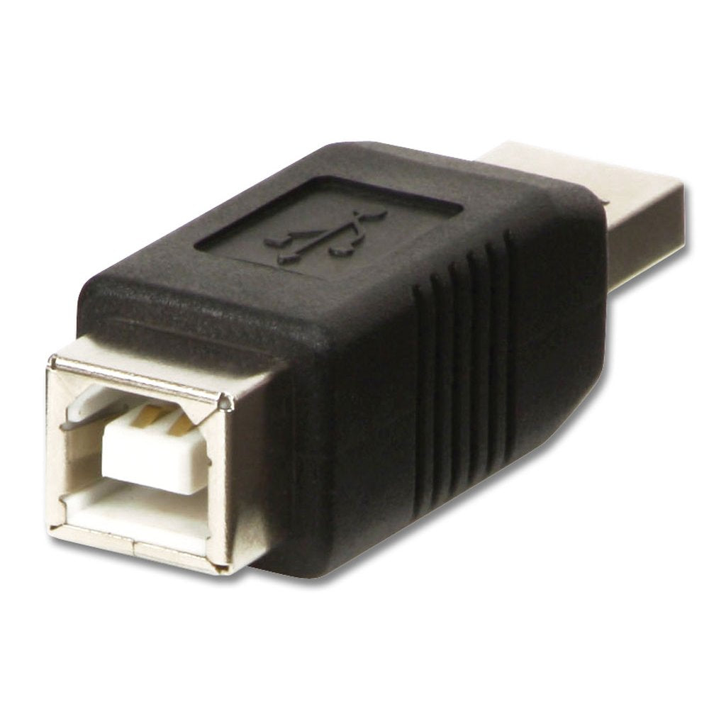 Lindy USB Adapter, USB A Male to B Female | 71231 Adapter / Converter Lindy