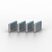Lindy USB-C Port Blocker Extra Lock Pack, Blue (10x Locks) | 40466 Port Blocker Lindy