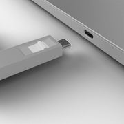 Lindy USB-C Port Blocker Kit, White (1x Key, 4x Locks) | 40427 Port Blocker Lindy