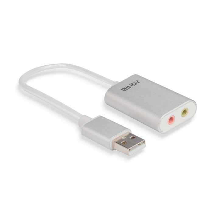 Lindy USB Type A to Audio Converter | 42926 Adapter Cables Lindy