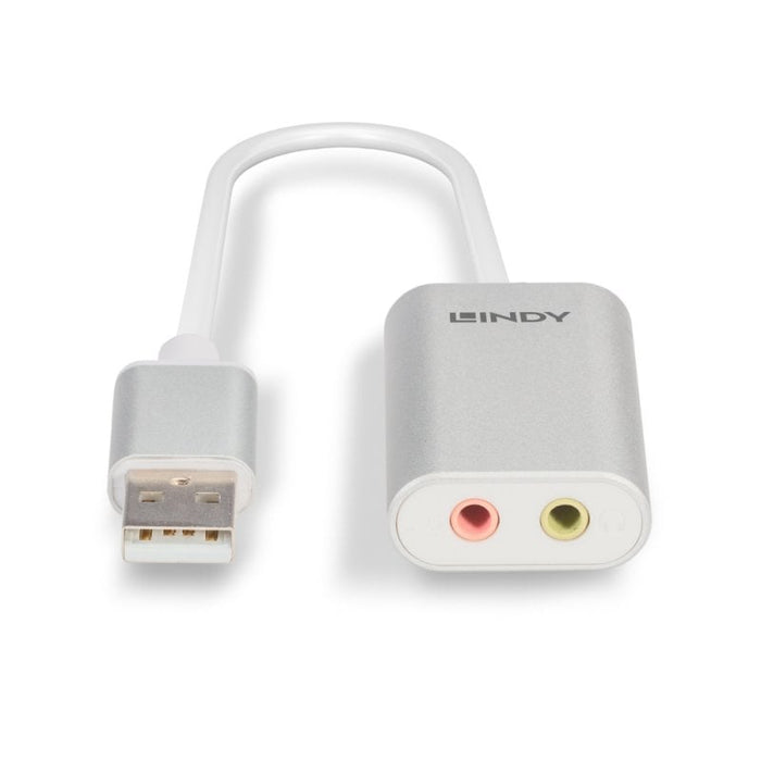 Lindy USB Type A to Audio Converter | 42926 Adapter Cables Lindy